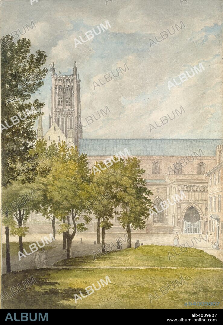 Worcester Cathedral, probably 1774. Dimensions: height x width: sheet 45.8 x 32.9 cm.