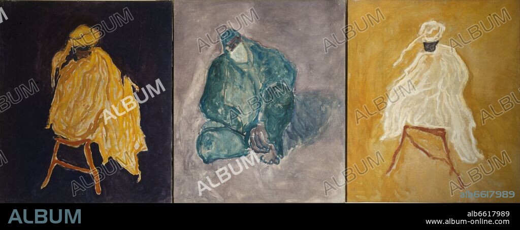 LUIS CLARAMUNT. MARRUECOS - 1986-1988 - OLEO/LIENZO - 100x81 cm - PINTURAS SOBRE MARRUECOS.