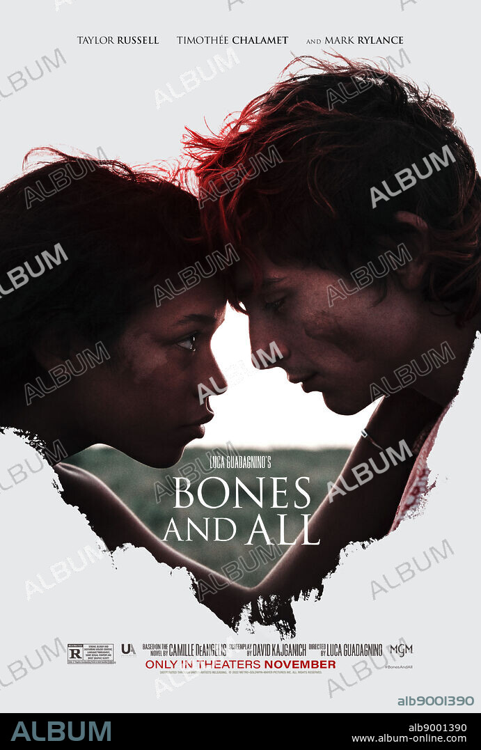 Poster de HASTA LOS HUESOS: BONES AND ALL, 2022 (BONES AND ALL), dirigida por LUCA GUADAGNINO. Copyright Frenesy Film Company / Per Capita Productions.