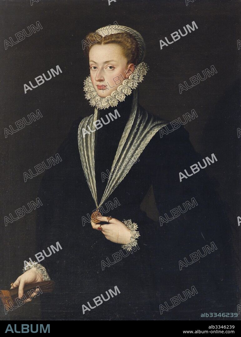 SOFONISBA ANGUISSOLA. Portrait of Joanna of Austria (1547-1578).