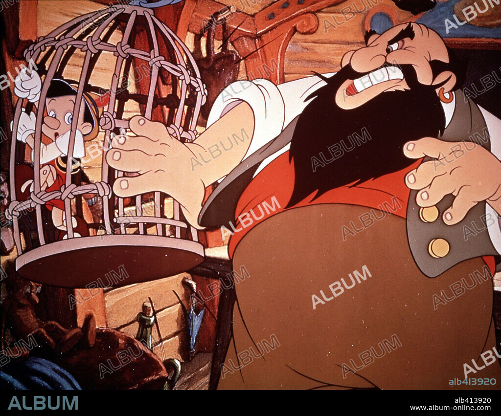 PINOCCHIO, 1940, directed by BEN SHARPSTEEN and HAMILTON LUSKE. Copyright WALT DISNEY PRODUCTIONS.