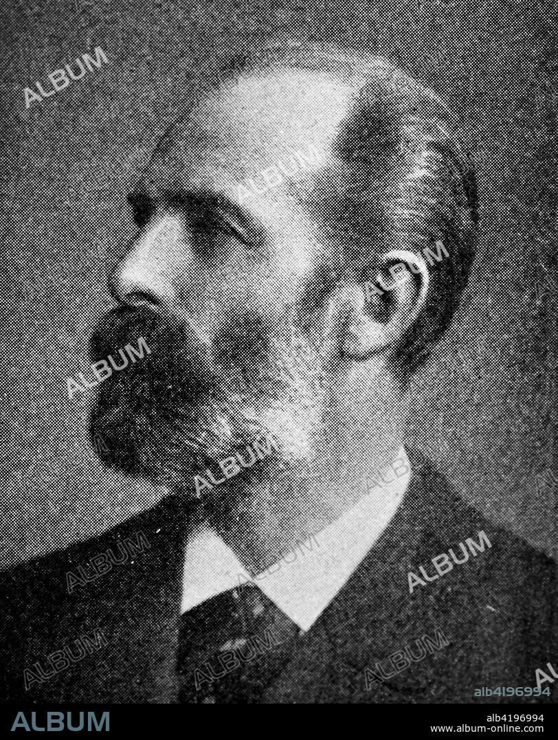 Hans Wilhelm Alexander Count von Kanitz-Podangen, 17 April 1841 - 30 June 1913, from the nobility of the von Kanitz was a politician of the German conservative party, Reproduction of a photo/image from the year 1890, digital improved.
