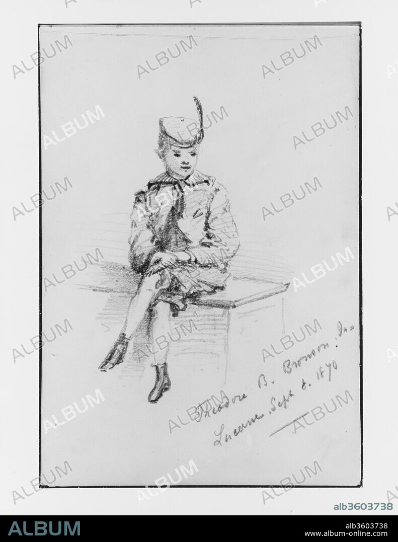 Theodore B. Bronson Jr., Lucerne (from Switzerland 1870 Sketchbook). Artist: John Singer Sargent (American, Florence 1856-1925 London). Dimensions: 11 1/8 x 8 in. (28.3 x 20.3 cm). Date: September 8, 1870.