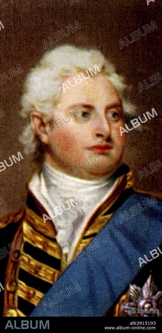 King William IV. William IV (William Henry, 1765-1837) was King of the United Kingdom and of Hanover from 26 June 1830 until his death. William was the third son of King George III and younger brother and successor of King George IV.