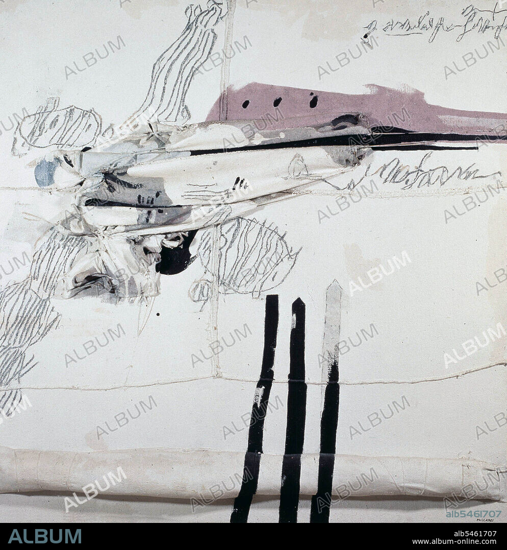 MANOLO MILLARES. MILLARES , MANUEL. PINTOR ESPAÑOL . LAS PALMAS 1926-1972. ANTROPOFAUNA. MUSEO DE ARTE ABSTRACTO . CUENCA. ATENCION: AUTOR CONTEMPORANEO SUJETO A COPYRIGHT ©. EL CLIENTE FINAL ES RESPONSABLE DE LA GESTION DE LOS DERECHOS DE AUTOR CON LAS SOCIEDADES EXISTENTES DE GESTION DE DERECHOS O DIRECTAMENTE CON LOS ORGANISMOS TITULARES DE LOS MISMOS.