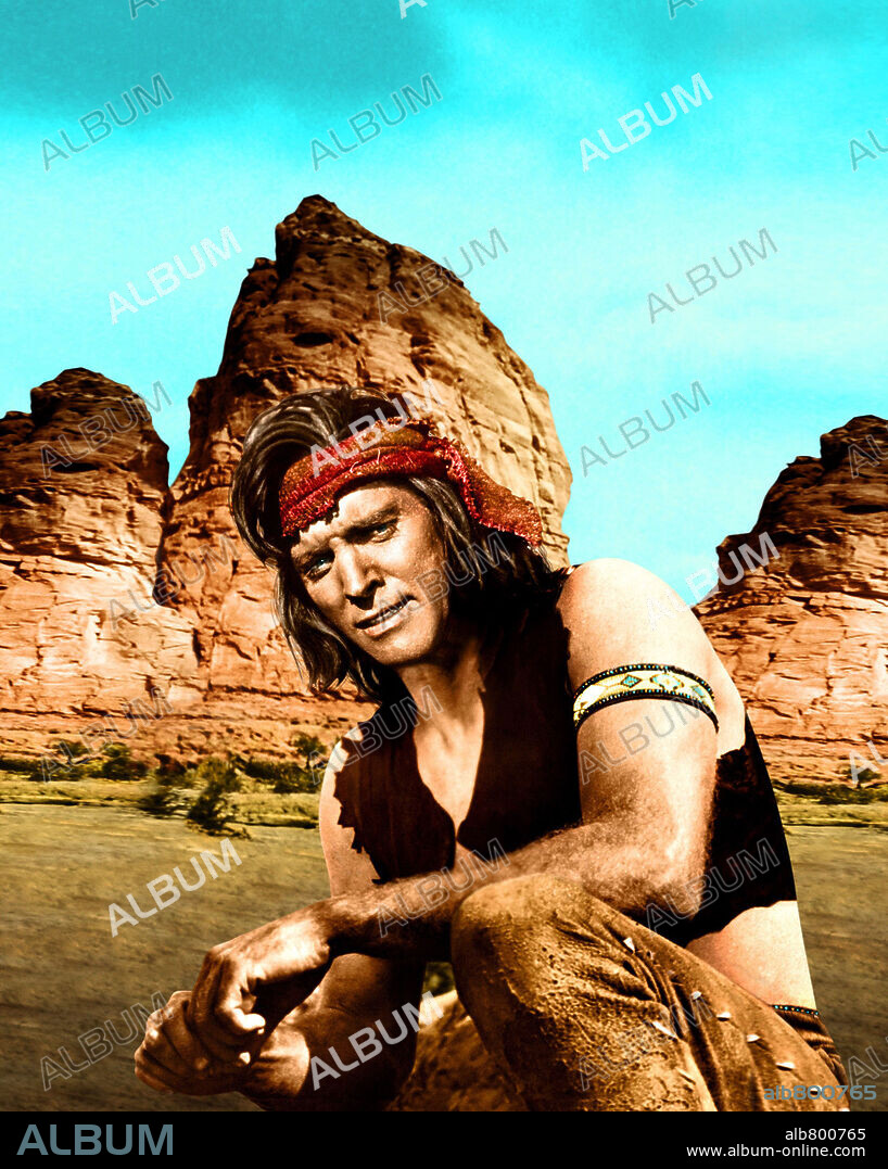 BURT LANCASTER en APACHE, 1954, dirigida por ROBERT ALDRICH. Copyright UNITED ARTISTS/HECHT-HILL-LANCASTER.