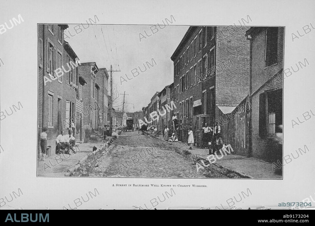 A street in Baltimore well known to charity workers, 1905.