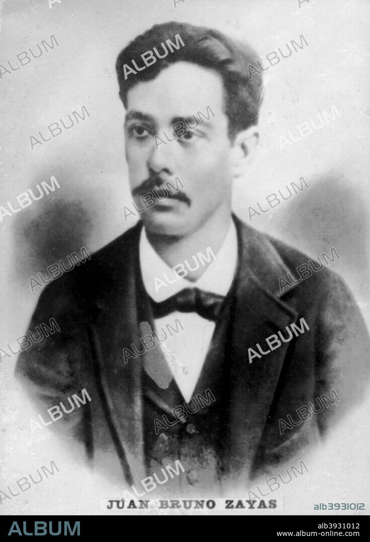 Juan Bruno Zayas was born in Havana in 1866; he graduated as doctor and served in Las Villas, revolted (in Vega Alta) in April 1895; accompanied Matthew in the invasion, fought well in the province of Havana and died in an ambush at  Gabriel on 30th July 1896. Cigar card from the History of Cuba, Geografico Universal, Propaganda de los Cigarros Susini y La Corona, Tabacalera Cubana.