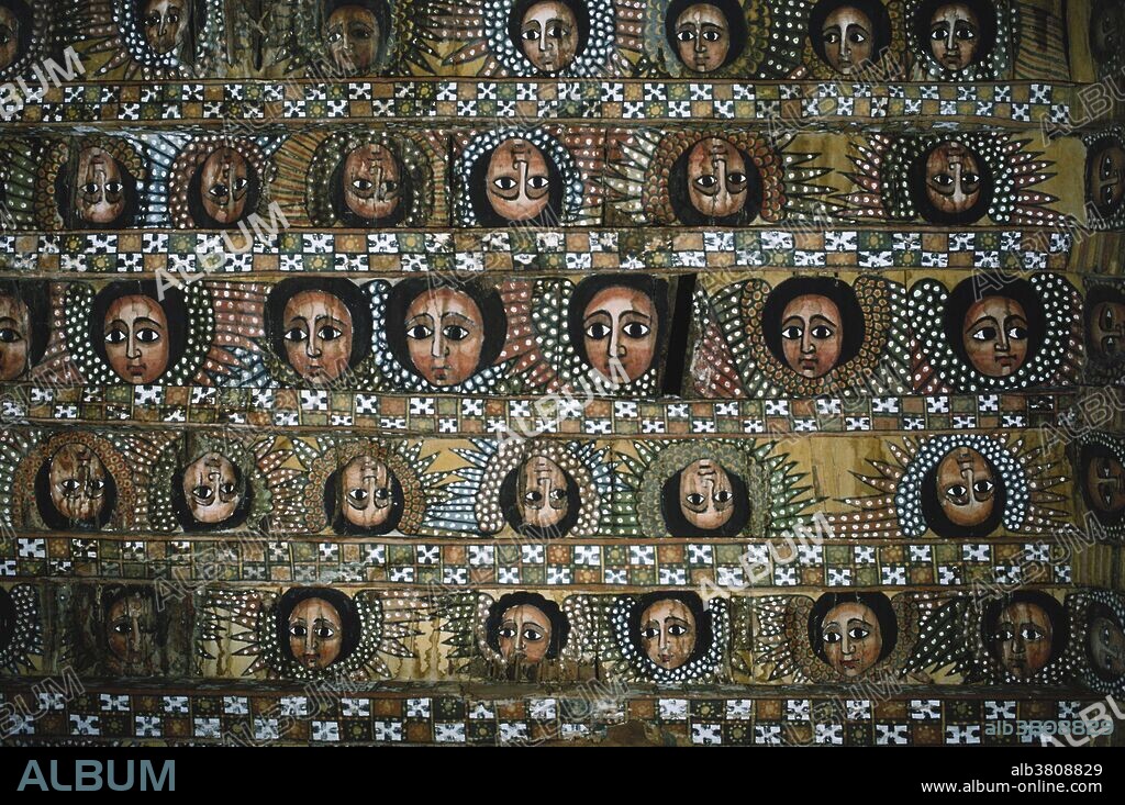 Painted Church Ceiling, Ethiopia