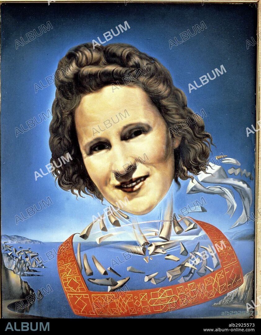 SALVADOR DALÍ. DALI , SALVADOR. PINTOR ESPAÑOL . FIGUERAS 1904 - 1989. " RETRATO DE GALA CON SINTOMAS RINOCERONTICOS " , 1954. SURREALISMO. . ATENCION: AUTOR CONTEMPORANEO SUJETO A COPYRIGHT ©. EL CLIENTE FINAL ES RESPONSABLE DE LA GESTION DE LOS DERECHOS DE AUTOR CON LAS SOCIEDADES EXISTENTES DE GESTION DE DERECHOS O DIRECTAMENTE CON LOS ORGANISMOS TITULARES DE LOS MISMOS.