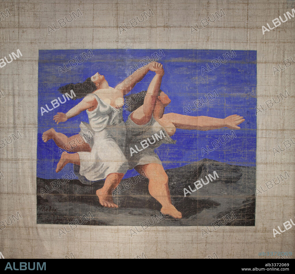 Curtain for the ballet Le Train Bleu (after Pablo Picasso).