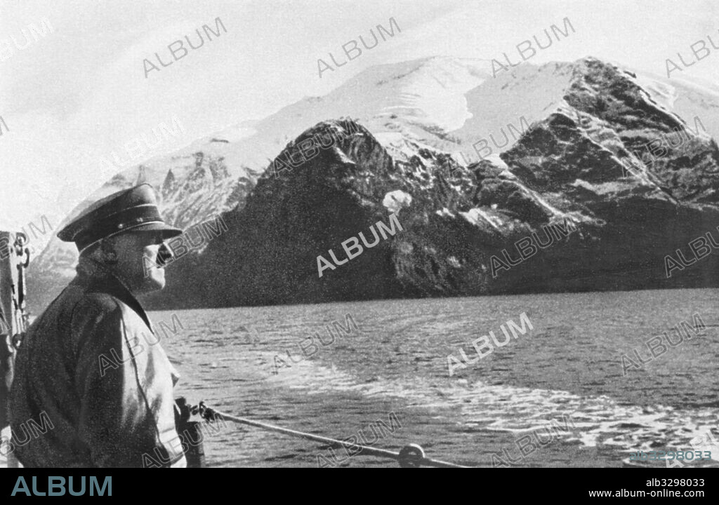 Adolf Hitler visits the Norwegian Fjords - April 12, 1934.