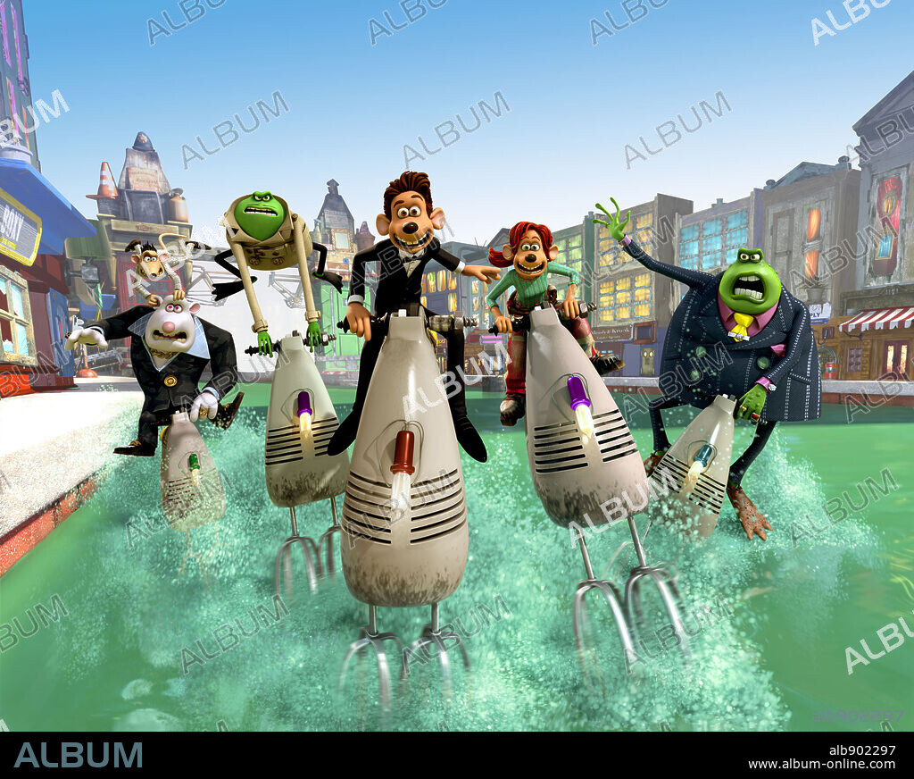 RATONPOLIS, 2006 (FLUSHED AWAY), dirigida por DAVID BOWERS y SAM FELL. Copyright DREAMWORKS ANIMATION/AARDMAN ANIMATIONS/DREAMWORKS SKG.