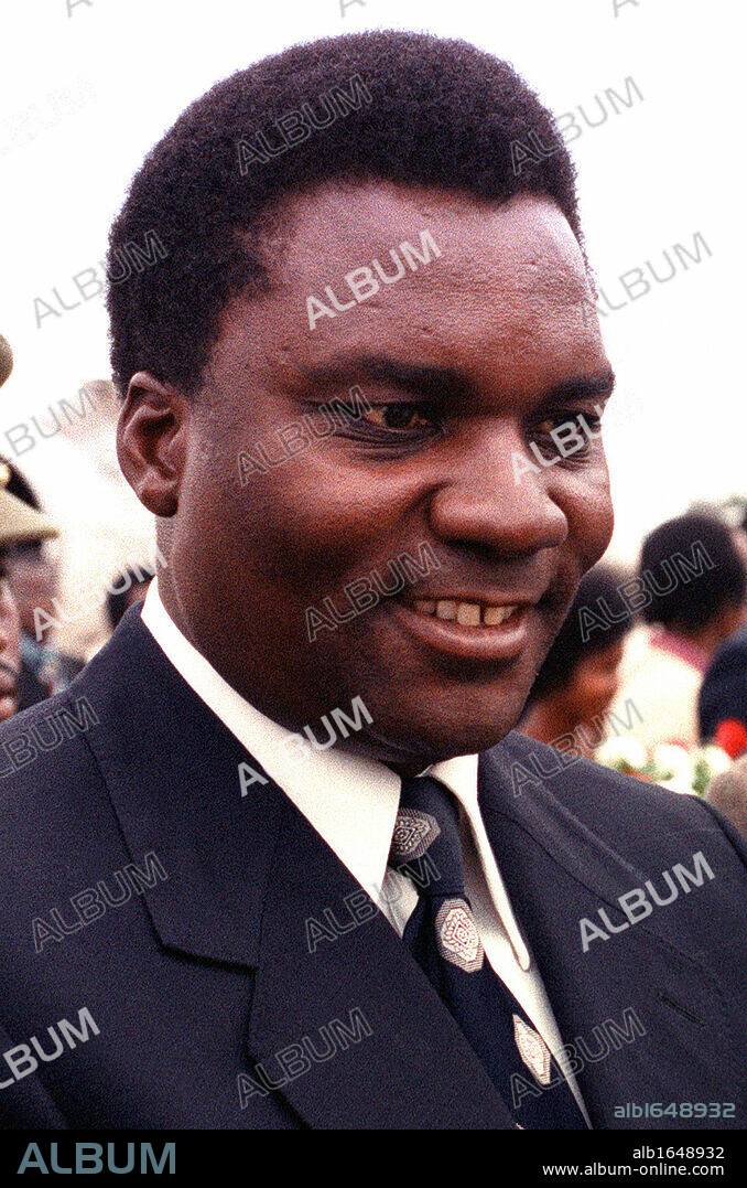 Rwandan President Juvenal Habyarimana.