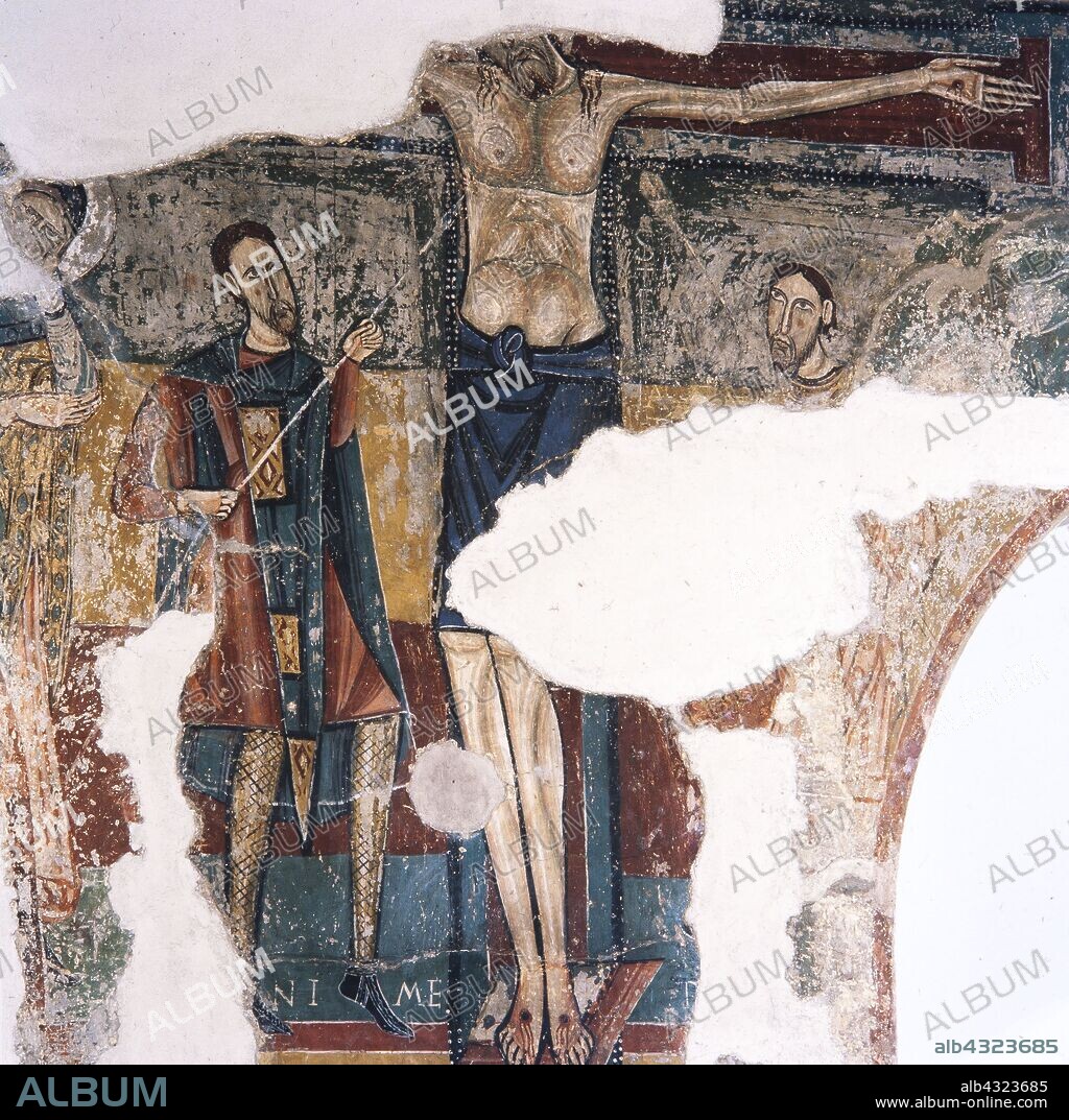 Pinturas de Sorpe, Fresco traspasado a lienzo, siglo XII.