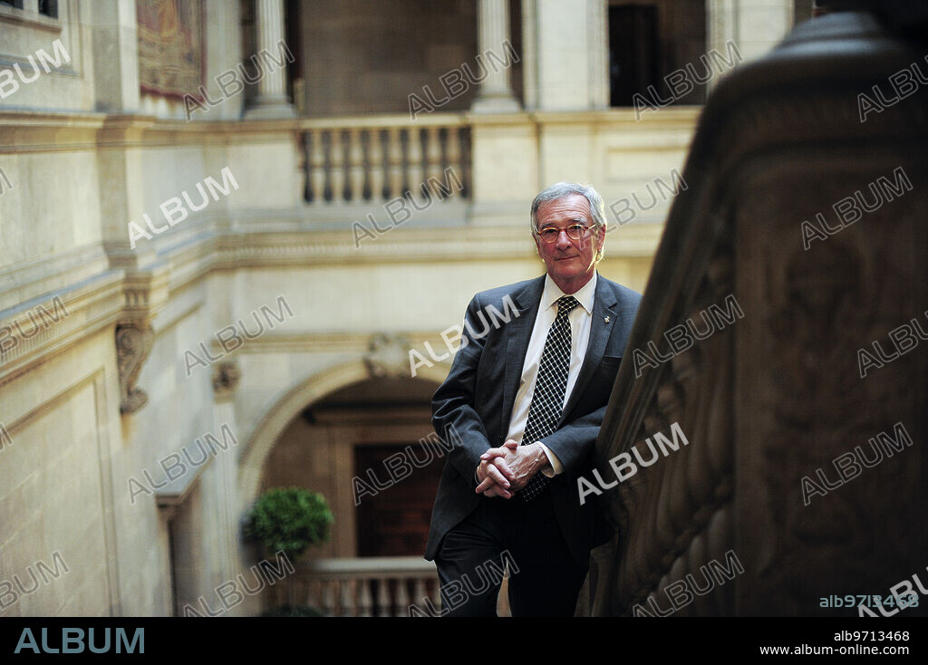 Barcelona. 16/04/2014. Entrevista con el alcalde de Barcelona. Xavier Trias. En el ayuntamiento de Barcelona. Fotos Ines Baucells. Archdc.