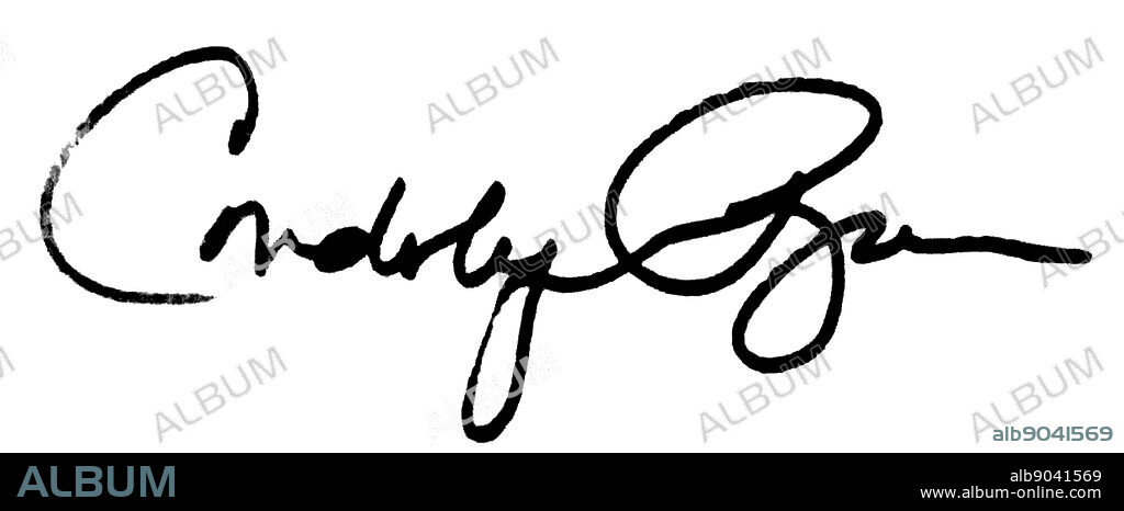 Signature of Condoleezza 'Condi' Rice (born November 14, 1954) American political scientist and diplomat. She served as the 66th United States Secretary of State. The signature appears in the entrance lobby of the King David Hotel, Jerusalem Israel.