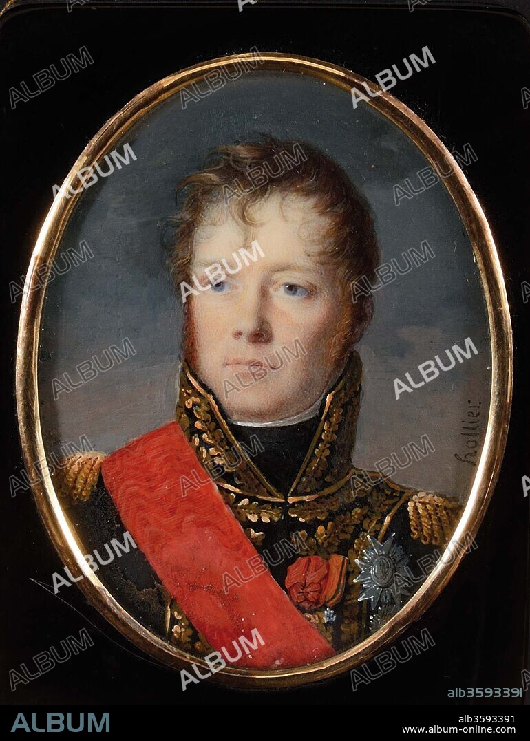 JEAN-FRANçOIS HOLLIER. Portrait of Marshal Michel Ney (1769-1815).