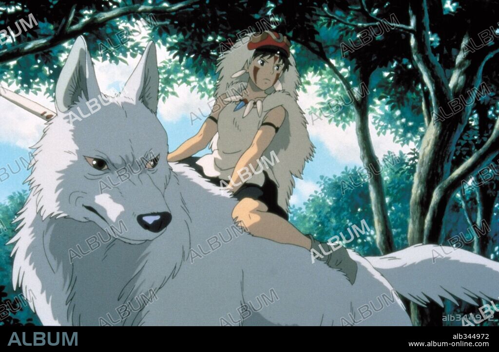 PRINCESS MONONOKE, 1997 (MONONOKE HIME), directed by HAYAO MIYAZAKI. Copyright MIRAMAX.
