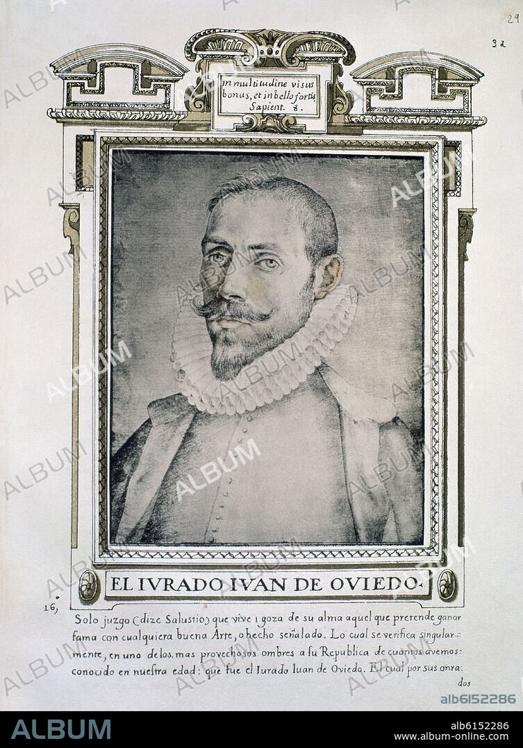 FRANCISCO PACHECO. JUAN DE OVIEDO (1565-1625) - BOOK OF PORTRAITS OF DISTINGUISHED AND MEMORABLE MEN - 1599.