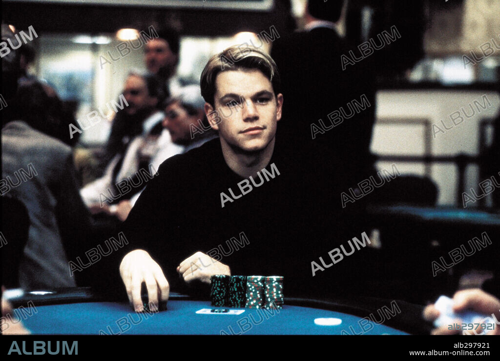 MATT DAMON in ROUNDERS, 1998, directed by JOHN DAHL. Copyright MIRAMAX / CLIFFORD, JOHN.