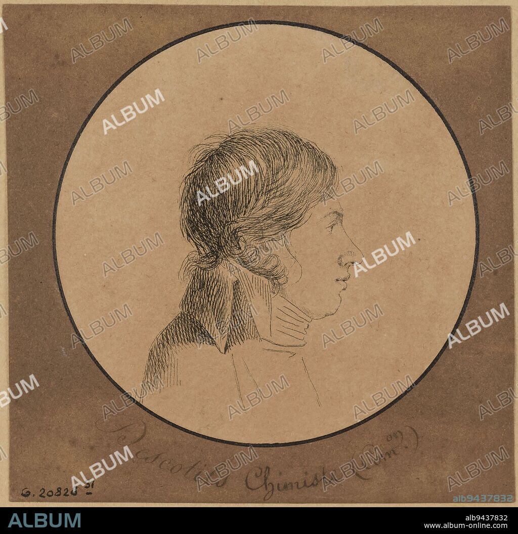 Portrait of Hippolyte-Victor Collet-Descotils, Dutertre, André, Draftsman, Between 1798 and 1791, Graphic arts, Print, Etching, Dimensions - Work: Height: 9.5 cm, Width: 9.6 cm.