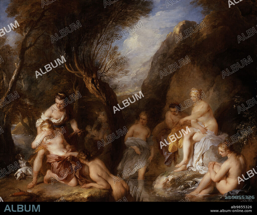 FRANÇOIS LEMOYNE. Diana and Callisto, 1723.