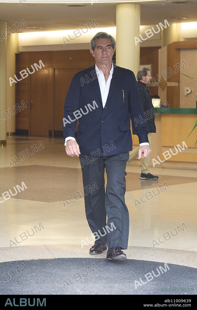 Pedro Lopez-Quesada y Fernandez Urrutia attends Fernando Gomez-Acebo funeral Chapel at La Paz morgue on March 2, 2024 in Madrid, Spain.