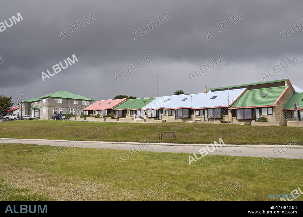 Sheltered housing for elderly, Port Stanley, Falkland Islands, South America.