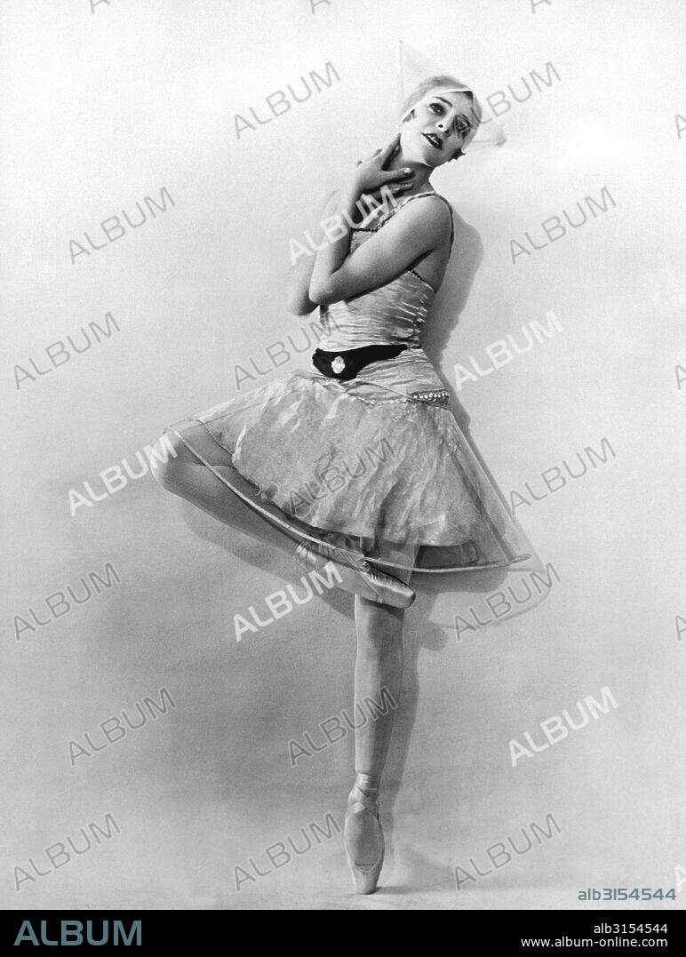 Monte Carlo,  Monaco:   c. 1928. Russian ballet dancer Alice Nikitina is now appearing in the ballet of  Serge Diaglieff at Monte Carlo.