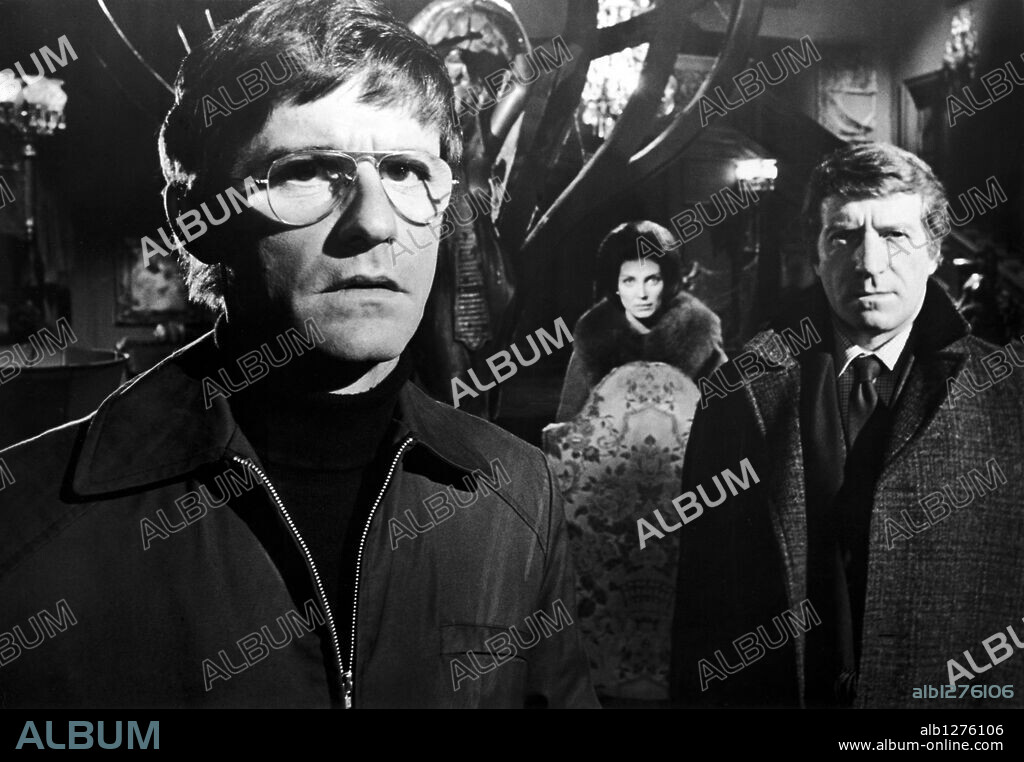 CLIVE REVILL and RODDY McDOWALL in THE LEGEND OF HELL HOUSE, 1973, directed by JOHN HOUGH. Copyright 20TH CENTURY FOX.