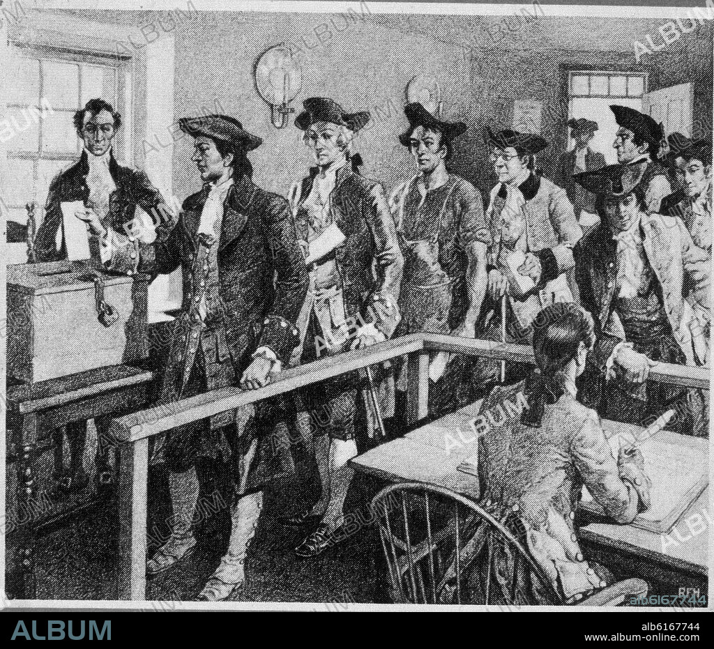 VERMONT 1777 - PRIMER ESTADO CON SUFRAGIO UNIVERSAL MASCULINO.