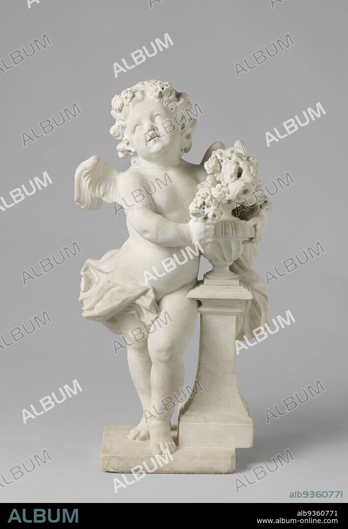 The Spring, sculptor: Ignatius van Logteren, Amsterdam, 1717, marble (rock), height 73 cm × width 38 cm × depth 23 cmwidth 25 cm × depth 22 cmweight 53 kg.