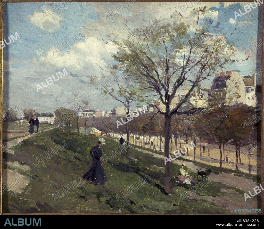 FERDINAND LOUIS MARKS. Fortifications, boulevard Gouvion-Saint-Cyr, c1902.