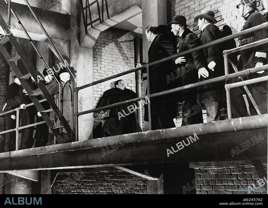 LAIRD CREGAR en JACK EL DESTRIPADOR, 1944 (THE LODGER), dirigida por JOHN BRAHM. Copyright 20TH CENTURY FOX.