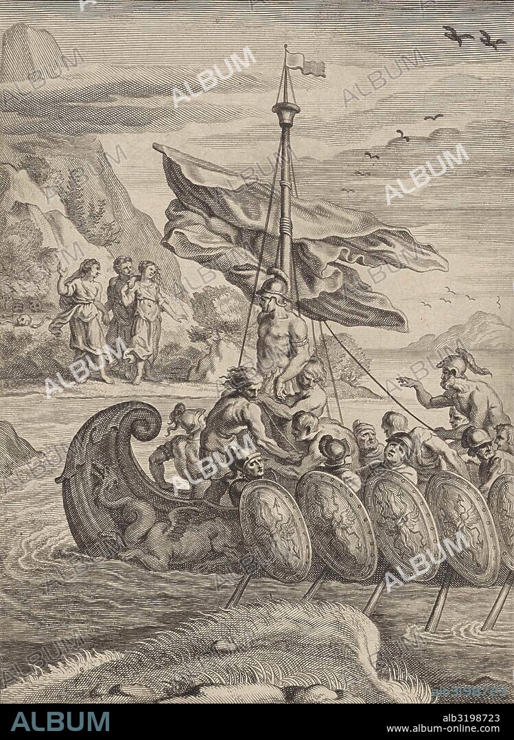 Odysseus and the Sirens, Anonymous, Abraham van Diepenbeeck, 1622 - 1725.