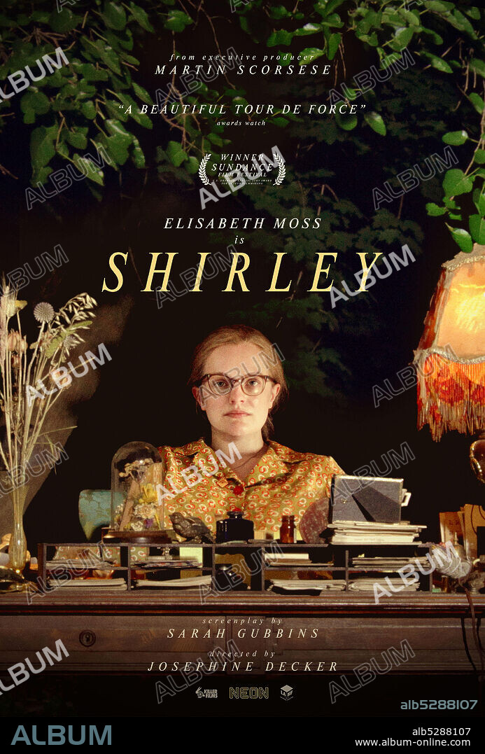 ELISABETH MOSS dans SHIRLEY, 2020, réalisé par JOSEPHINE DECKER. Copyright LAMF / Killer Films.
