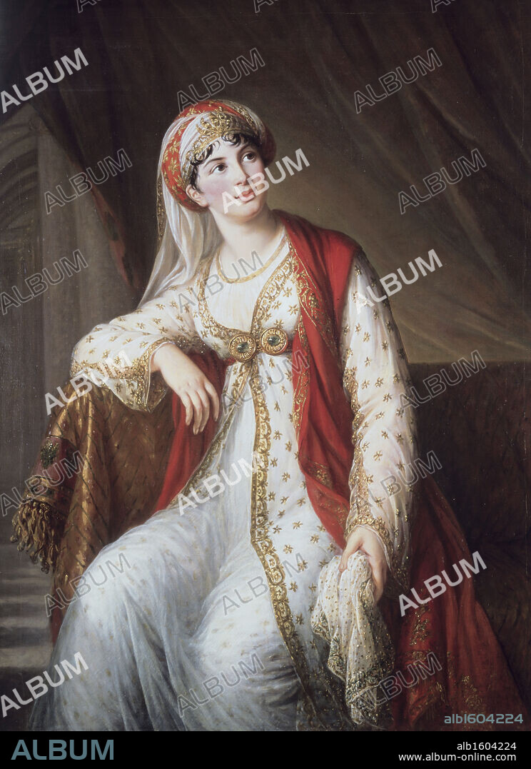 ELISABETH LOUISE VIGÉE-LEBRUN. Portrait of the Opera Singer Grassini  1805  Elizabeth Louise Vigee-Lebrun (1755-1842 French).