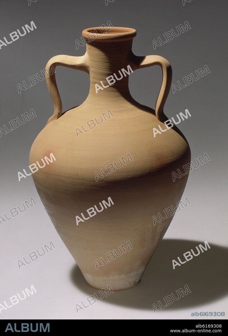 CANTARO DE BARRO CUELLO ALTO CON DOS ASAS- CERAMICA PARA AGUA-ARTE POPULAR.