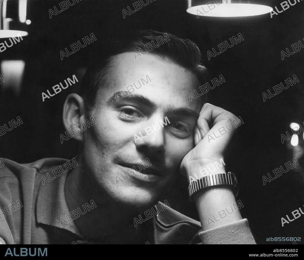Orig. bildtext... Gunnar Wiklund nov. 59 Anm. Publ i RiR 49/59 G Wiklund, 1935-1989, svensk sångare. CD519 persons: GUNNAR WIKLUND sites: SVERIGE.
