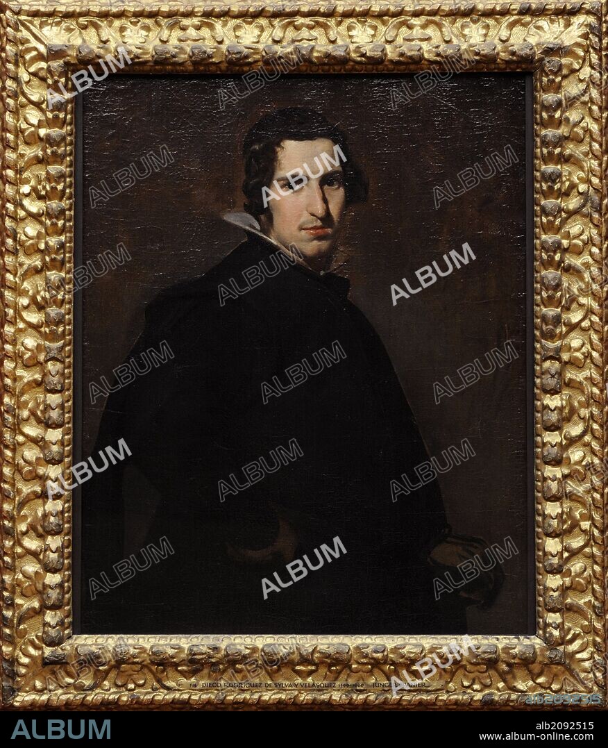 DIEGO VELÁZQUEZ. ARTE BARROCO. ESPAÑOL. VELAZQUEZ, Diego Rodríguez de Silva y (Sevilla, 1599-Madrid, 1660). Retrato de un joven hombre. 1628. Oleo sobre lienzo. Alte Pinakothek. Munich. Alemania.