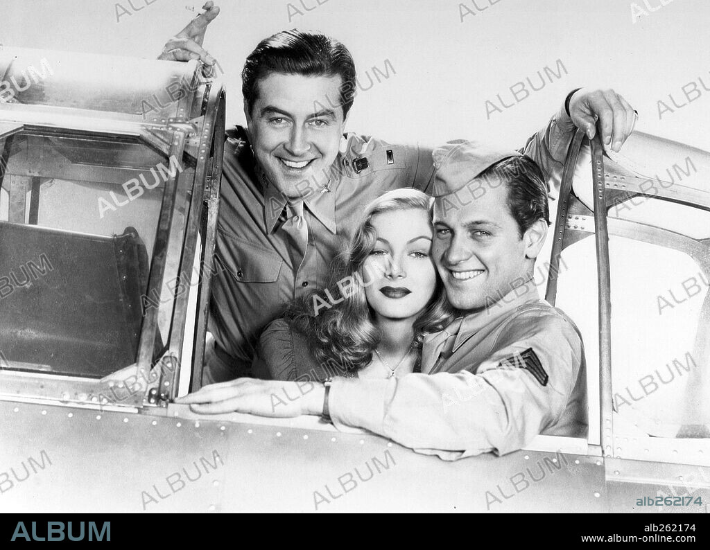 RAY MILLAND, VERONICA LAKE y WILLIAM HOLDEN en VUELO DE ÁGUILAS, 1941 (I WANTED WINGS), dirigida por MITCHELL LEISEN. Copyright PARAMOUNT PICTURES.