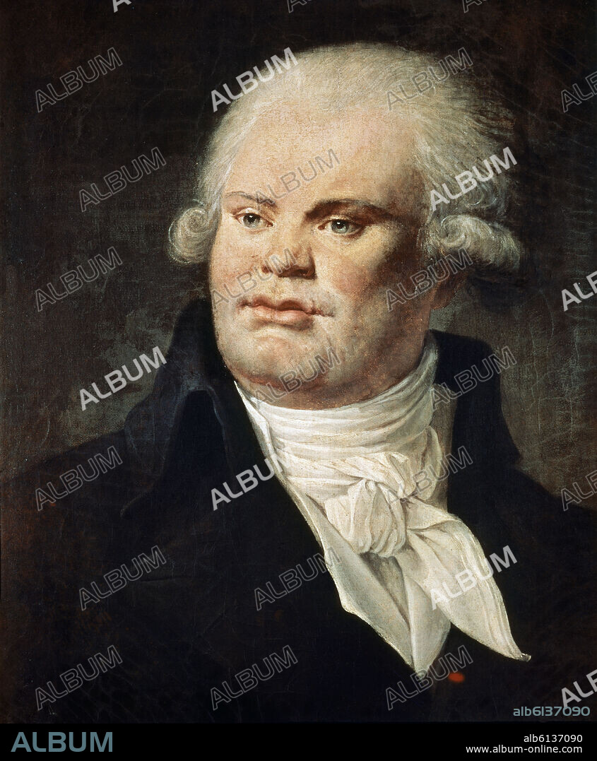 CONSTANCE-MARIE CHARPENTIER. GEORGES JACQUES DANTON (1759-1794).