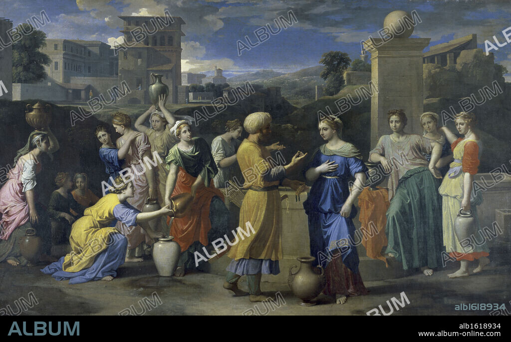 Eliezer and Rebecca (Rebekah)   Nicolas Poussin (1594-1665/French)   Musee du Louvre, Paris.