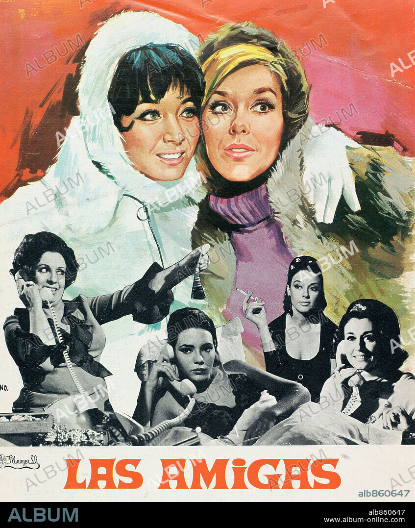 Poster of LAS AMIGAS, 1969, directed by PEDRO LAZAGA.