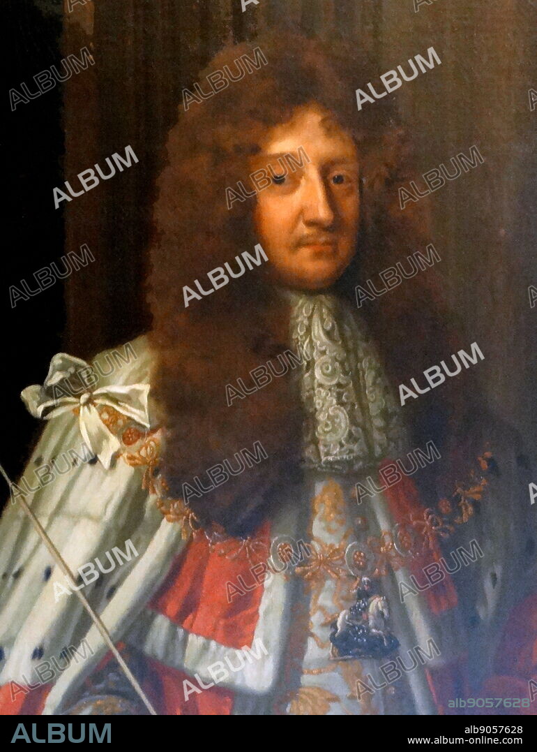 Portrait of John Wilmot, 2nd Earl of Rochester (1647-1680) English poet and courtier of King Charles II's Restoration court. Dated 17th Century.