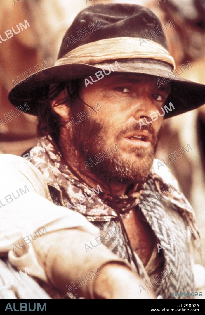 JACK NICHOLSON in THE MISSOURI BREAKS, 1976, directed by ARTHUR PENN. Copyright UNITED ARTISTS.