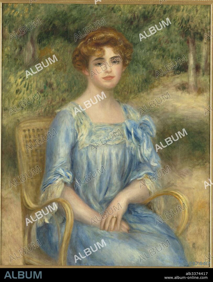 PIERRE-AUGUSTE RENOIR. Madame Gaston Bernheim de Villers, nee Suzanne Adler.