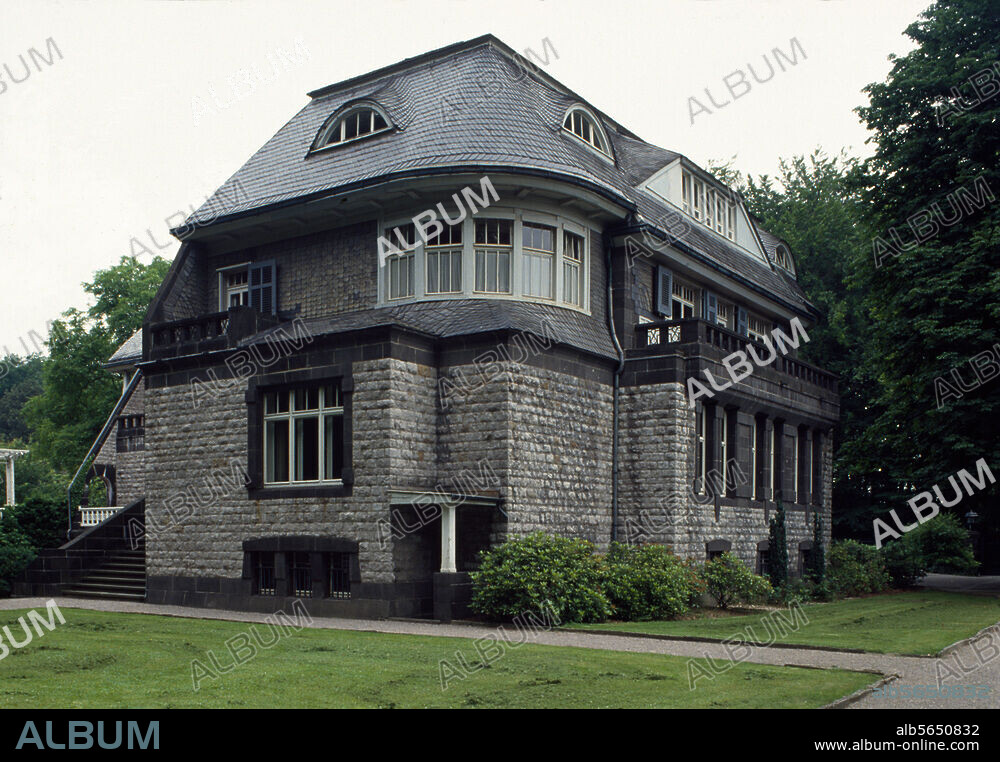 Hagen (Nordrhein-Westfalen), Haus Hohenhof (1908 von Henry van de Velde für Karl Ernst Osthaus erbaut). Außenansicht.