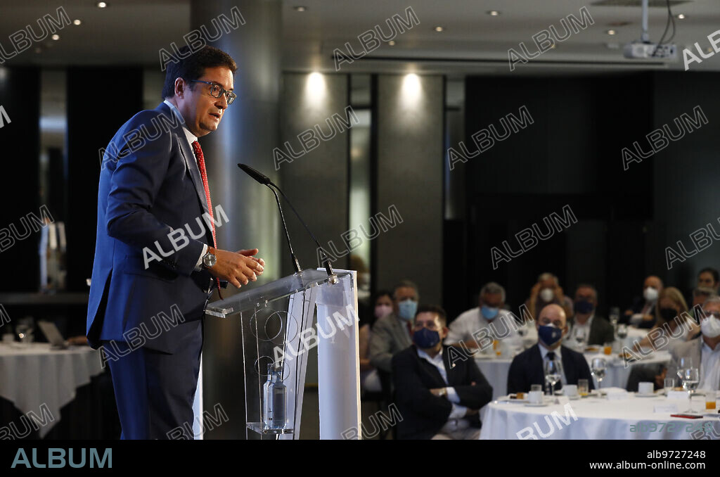 Córdoba, 06/09/2021. Óscar López, president of Paradores, in 'La Mirada Económica' on ABC de Córdoba at the Eurostar Palace hotel. Photo: Valerio Merino ARCHCOR.